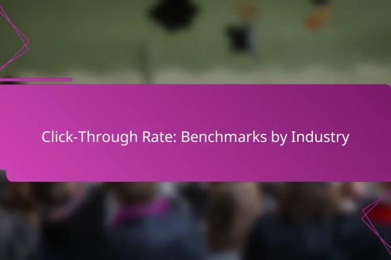 Click-Through Rate: Benchmarks by Industry