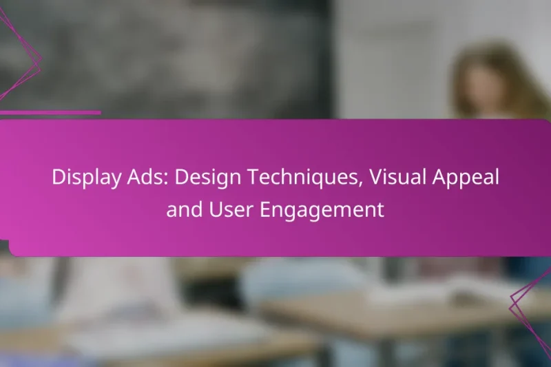 Display Ads: Design Techniques, Visual Appeal and User Engagement