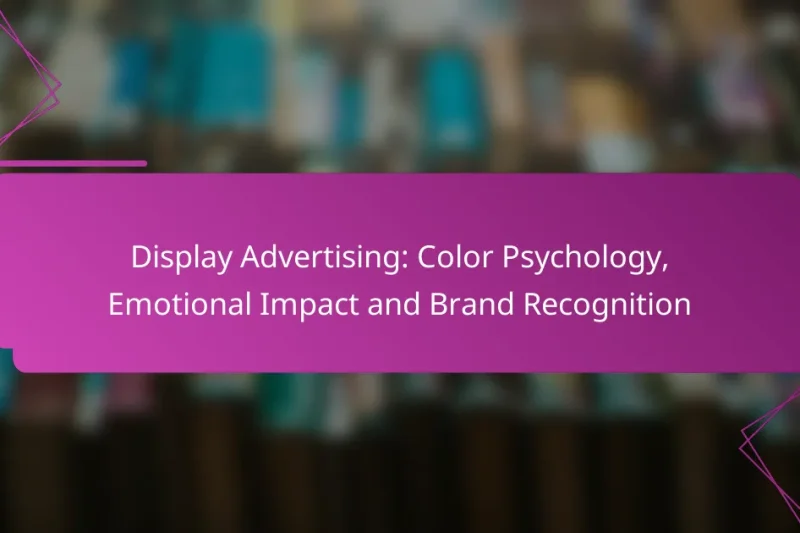 Display Advertising: Color Psychology, Emotional Impact and Brand Recognition
